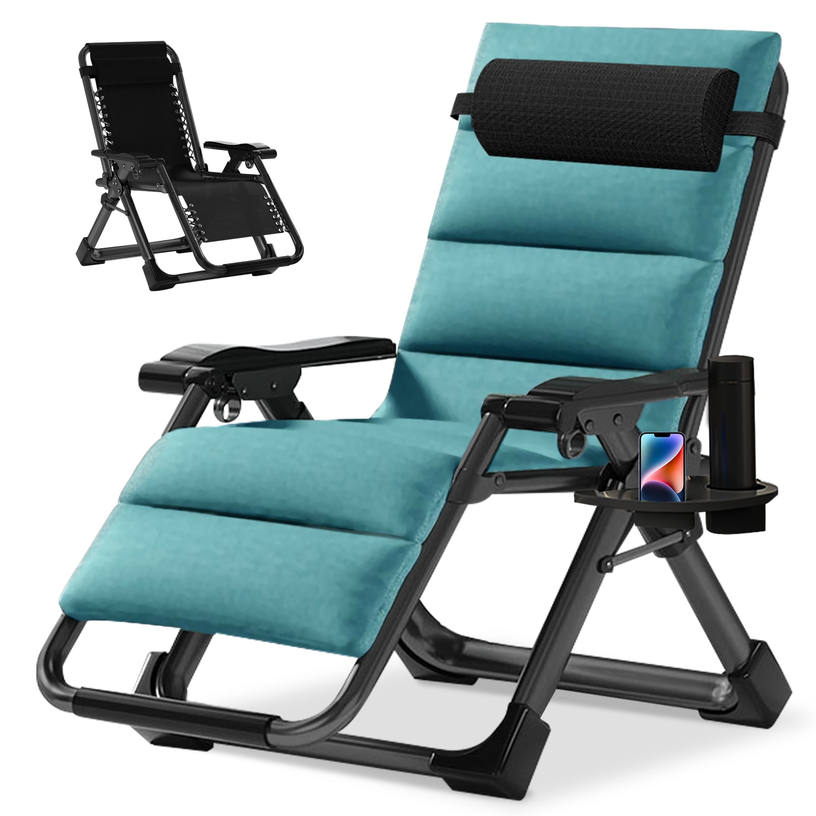 NAIZEA Outdoor Zero Gravity Chair Camping Recliner Lawn Recliner ...