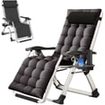 thumbnail image 1 of NAIZEA Zero Gravity Chairs Folding Patio Lounge Chair Outdoor with Mat,Tray,Pillow, 1 of 9