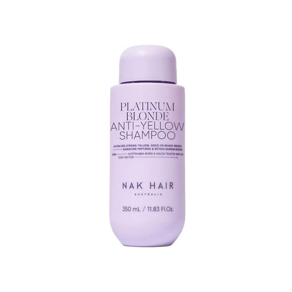 NAK Hair Signature Platinum Blonde Anti-Yellow Shampoo 11.8 fl oz