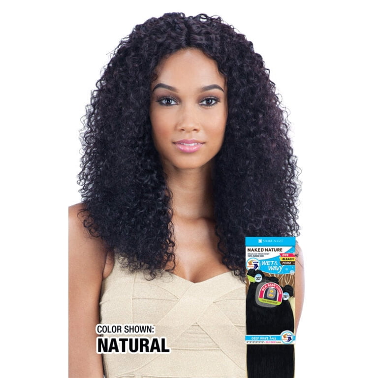 NAKED NATURE Brazilian Remy Human Hair - Wet & Wavy Bohemian  display picture 1
