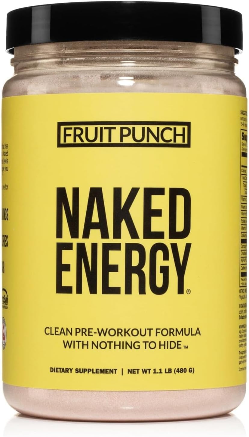 NAKED nutrition Citrus Naked Energy - Citrus Flavored Clean Pre Workout  Supplement for Men and Women, Vegan Friendly, No Added Sweeteners, Colors  Or Flavors - 30 Servings - Walmart.com