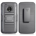 thumbnail image 1 of NAKEDCELLPHONE'S BLACK RUGGED RING-GRIP CASE COVER + BELT CLIP HOLSTER STAND FOR MOTOROLA MOTO G5 PLUS (XT1687, XT1685, XT1686, XT1684, XT1683, XT1681), 1 of 8