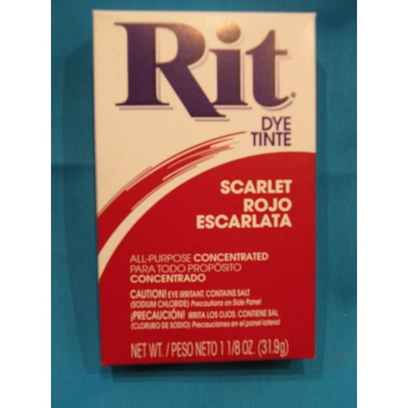 Rit Fabric Dye Scarlet Powder - Powder Dye, Scarlet Red - 1-1/8 oz, Red