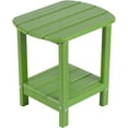 thumbnail image 1 of Nalone End Table Adirondack Small Side Table 16.5" Outdoor HDPE Plastic Small End Table for Home Living Room Bedroom Patio Farmhouse (Lime), 1 of 8