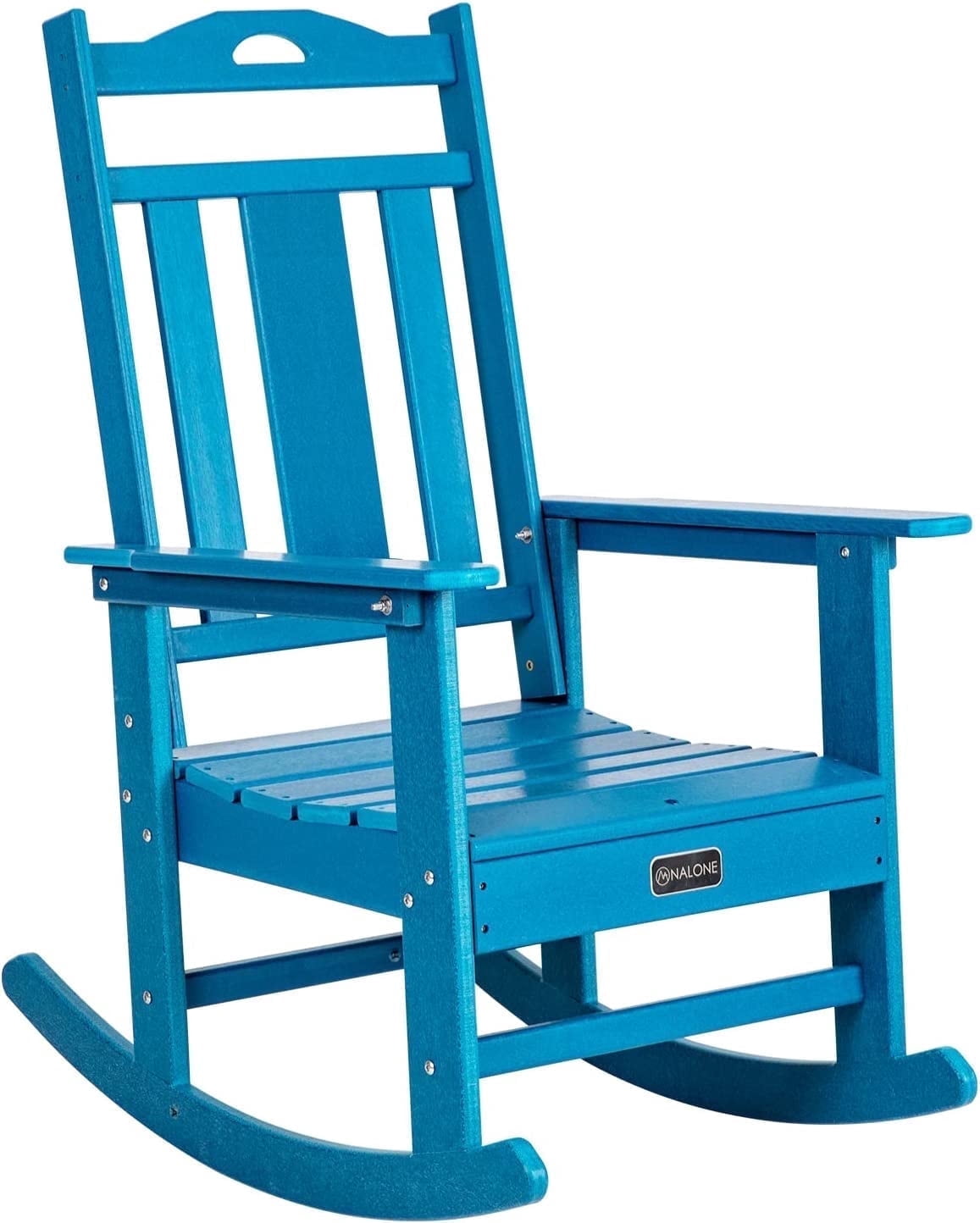 Walmart Outdor Rocking Chair NALONE Weatherproof Outdoor Rocking Chair, HDPE Material, Resistant ...