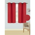 thumbnail image 1 of NALYL 1 Set 100% Blackout Insulate Thermal Short Panels – Window Curtains in 36 54 63 Inch Lengths, Light Blocking Energy Saving Curtains for Bedrooms Bathrooms and Small Windows, 1 of 6