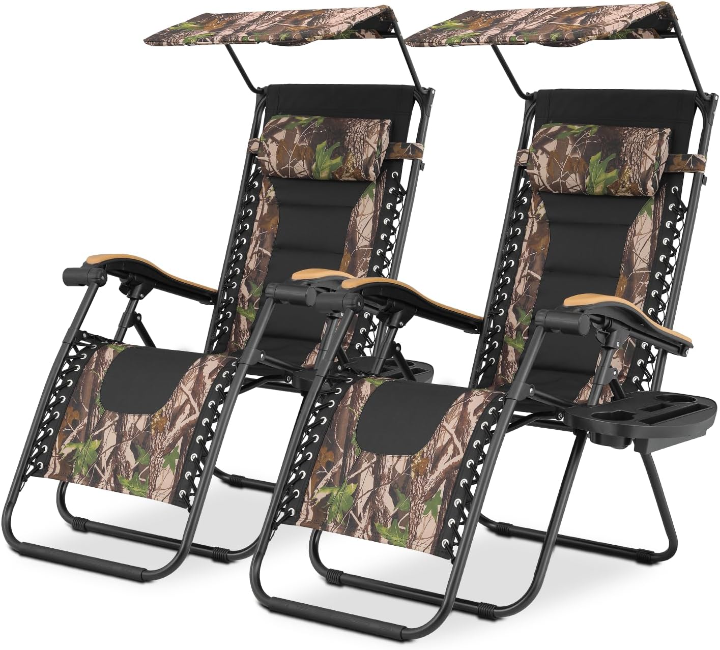 NALYL Zero Gravity Chair With Canopy Set Of 2 Reclining Outdoor Patio nalyl-zero-gravity-chair-with-canopy-set-of-2-reclining-outdoor-patio