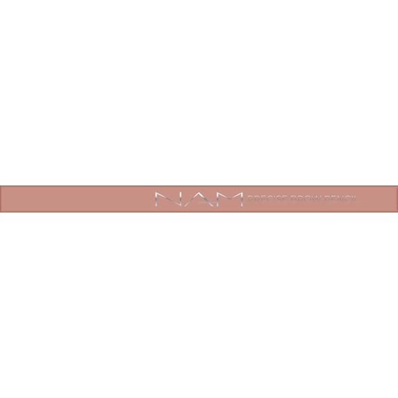 NAM Cosmetics Precise Brow Pencil NR 3 - Warm Red Brown, 0.7g