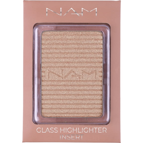 NAM Makeup Glass Highlighter Insert in a Blister, NR 4 - Blink Blink, 6g