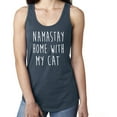 thumbnail image 1 of NAMASTAY HOME WITH MY CAT Racerback Tank, 1 of 1
