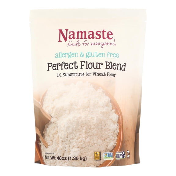 NAMASTE FOODS - Gluten - Free Flour Blend for Specialized Diets - 48 OZ, Case of 6