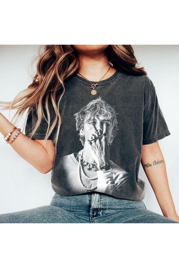 Comfort Colors MGK Shirt, MGK Retro 90s Shirt, Vintage 90s Rapper Shirt, MGK Vintage Shirt, Gifts For Fan, Black XL