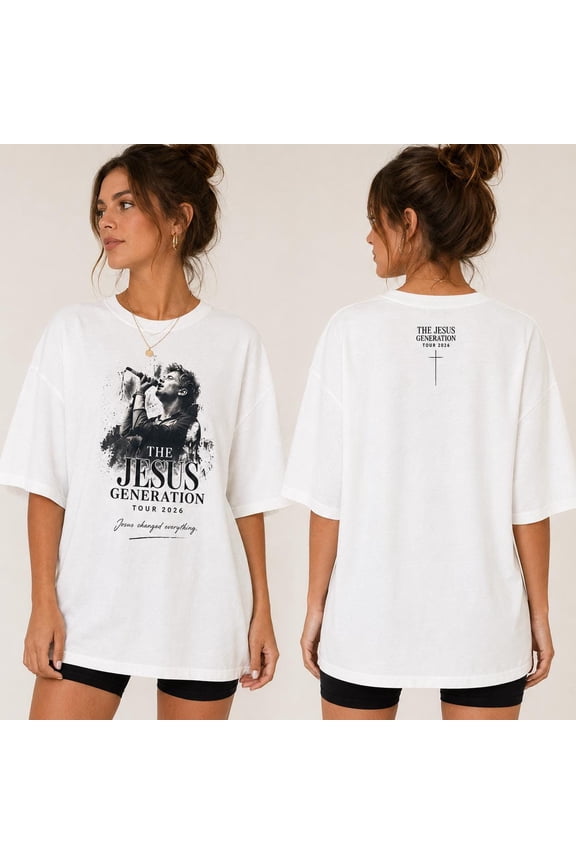 Faith Fan Gift Generation T-Shirt Tour Concert Tee, Black XL