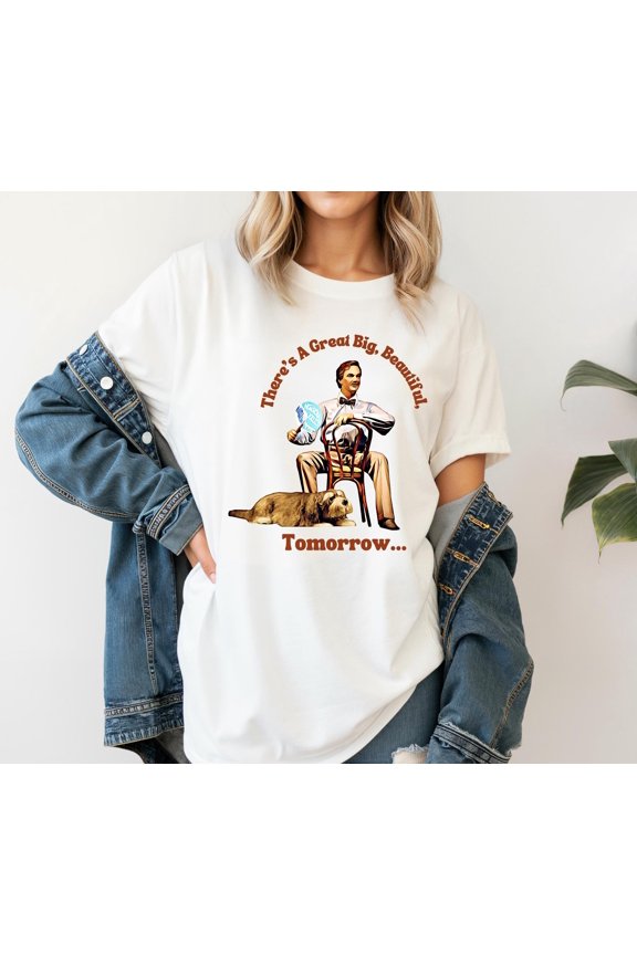 Great Big Beautiful Tomorrow Shirt T-shirt | Carousel of Progress Vacation, White XL