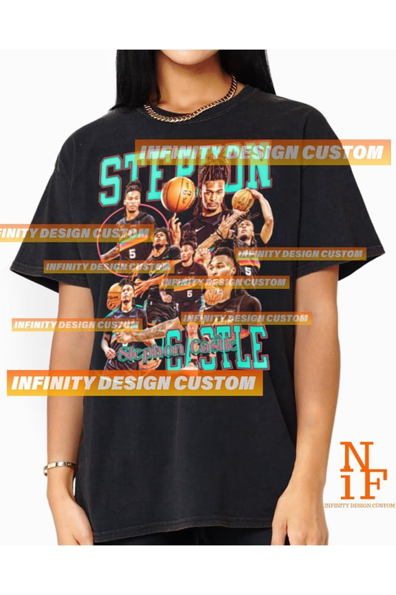 Stephon Castle shirt Basketball Player Vintage 90s Graphic Tee - Unisex t-shirt, Ivory S