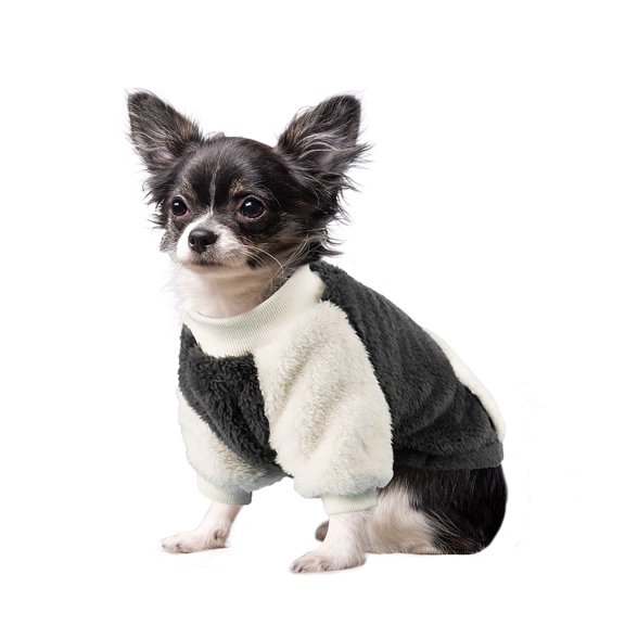 NAMSAN Dog Sweater Soft Warm Pullover for Small Dog, Puppy, Grey