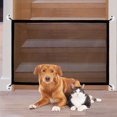 NAMSAN Stair Gates for Dog Pet Mesh Gate Portable Travel Stair Gate 110