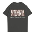 thumbnail image 1 of NAMTYQX Ladies Tops and Blouses Bedruckte Looses Plus Size Patterns Lightweight Round Neck Short Sleeve Cute Soft Womens Summer Tops 2025 Navy Size 2XL, 1 of 3