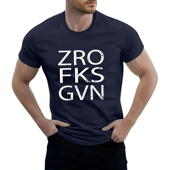 NAMTYQX Men's Athletic Shirts & Tees Casual Baggy Lounge Short Sleeved Light Crew Neck Pattern Comfort Stretchy Plus Size Tshirts Shirts for Men Navy Size 2XL