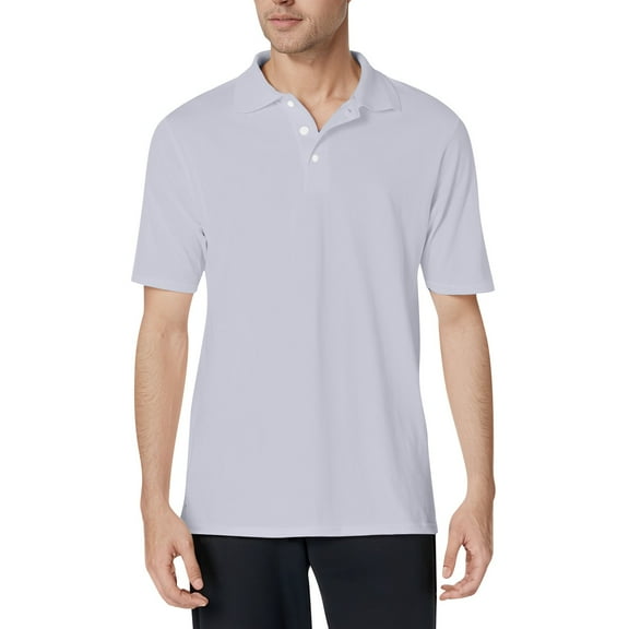 NAMTYQX Men's Casual Button-Down Shirts Button Lapel Neck Plus Size Light Soft Baggy Casual Short Sleeve Polo T Shirts for Men Mens T-Shirts Light Blue Size XL