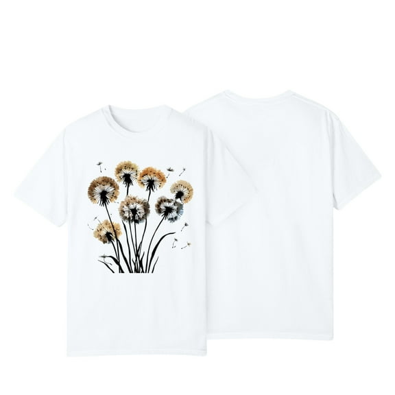 NAMTYQX Oversized Graphic Tees for Women Casual Soft Stretch Crewneck Fullprint Boxy Fit Plus Size Graphic Short Sleeve Spring Tops for Women 2025 White Size 2XL