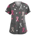 thumbnail image 1 of NAMTYQX Short Sleeve Shirts for Women Stretch Tshirts Shirts for Women Light Gray Size XL, 1 of 4