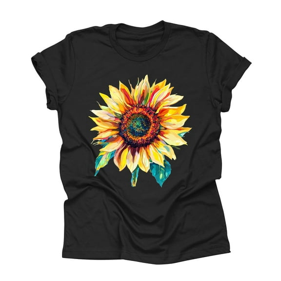 NAMTYQX Short Sleeve Tops for Women Cool Boxy Fit Light Oversized Short Sleeve Gemusterte Scoop Neck Print Basic Cute Tops for Teen Girls Black Size 2XL