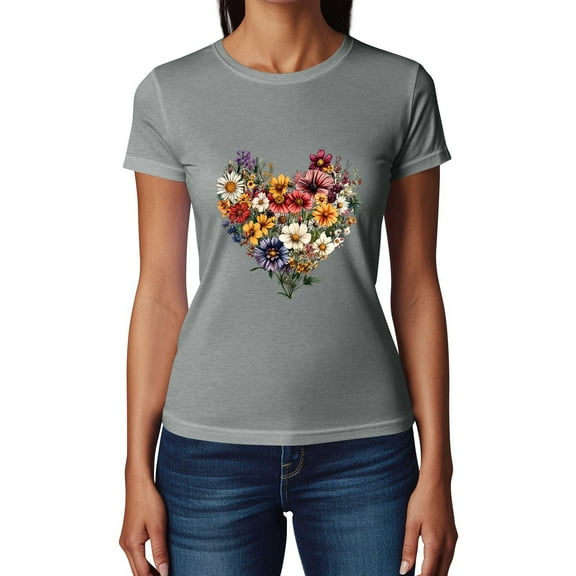 NAMTYQX Summer Blouses for Women 2025 Hip Light Plus Size Crewneck Graphic Short Sleeve Baggys Cool Print Basic Tees for Women Light Gray Size M