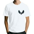thumbnail image 1 of NAMTYQX T Shirts for Man Plus Size Crew Neck Light Casual Loose Fit Short Sleeved Cool Patterned Breathable Slacking Casual Shirts for Men White Size XL, 1 of 5