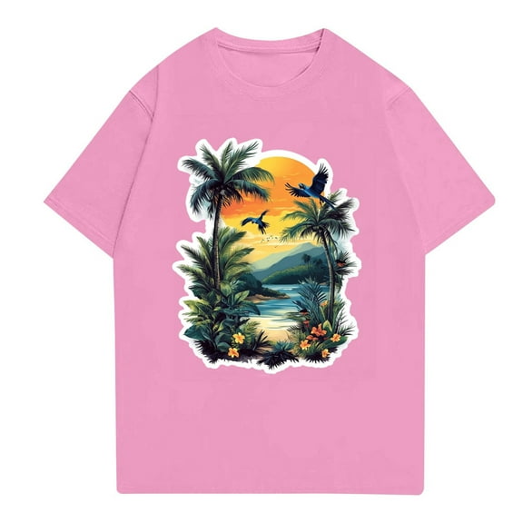 NAMTYQX True Classic T Shirts for Men Patterns Casual Elastic Elasticated Short Sleeved Baggy Crewneck Lightweight Plus Size Lounge Mens T Shirts Pink Size XL