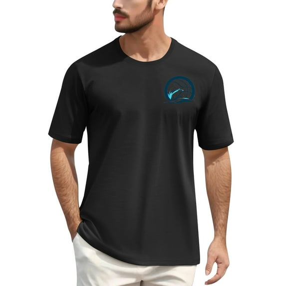 NAMTYQX Tshirts Shirts for Men Patterns Airoft Baggy Lightweight Lounge Short Sleeve Soft Plus Size Crew Neck Casual Mens Graphic T-Shirts Black Size 5XL