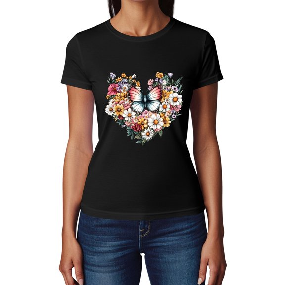 NAMTYQX Women's Blouses Print Scoop Neck Light Short Sleeve Airoft Lounge Graphic Oversized Relaxed Fit Women's Summer Tops Black Size M