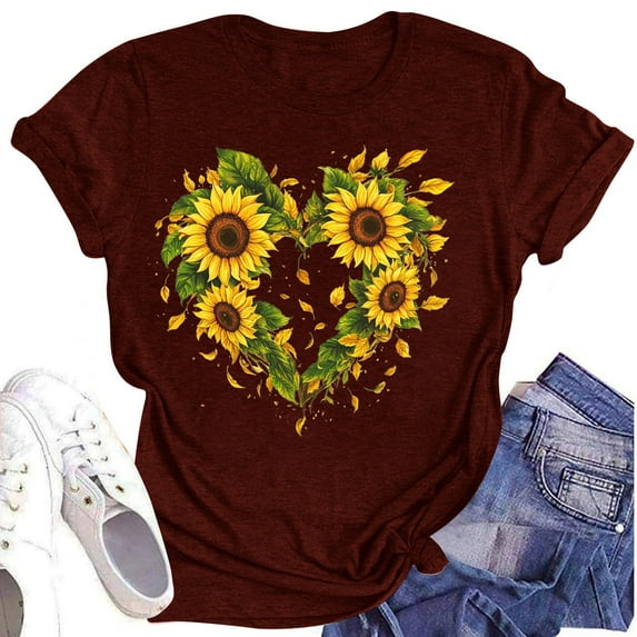 NAMTYQX Womens Graphic T Shirts Lightweight Casual Loose Fit Gemustert Plus Size Short Sleeve Crewneck Print Cool Graphic Tees for Women Wine Size XL