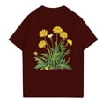 thumbnail image 1 of NAMTYQX Womens Oversized Tee Shirts Print Plus Size Crewneck Pattern Short Sleeve Cute Cool Lightweight Loose Women's T-Shirts Wine Size M, 1 of 4