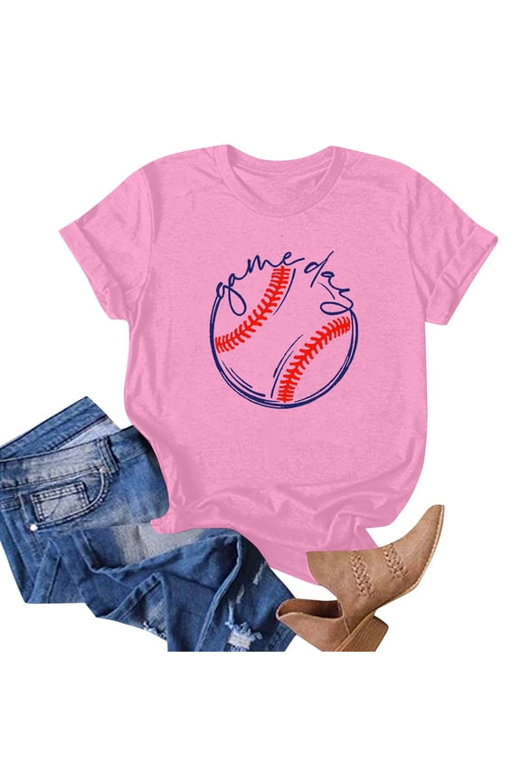 Womens Oversized Tee Shirts Short Sleeve Stretch Cute O-Neck Oversized Loose Fit Graphic Muster Airoft Spring Tops for Women 2025 Pink Size 2XL
