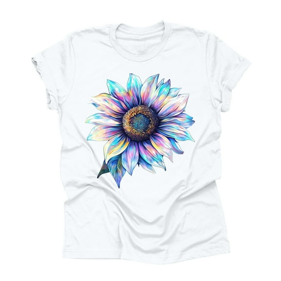 NAMTYQX Womens Tops Dressy Casual Crewneck Basic Patterned Plus Size Stretch Loose Gemustert Short Sleeve Breathable Basic Tees for Women White Size 2XL