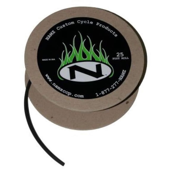 NAMZ Black Heatshrink 2-1 Ratio 25ft. Spool (3/8in. ID)
