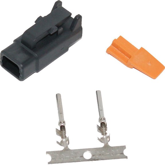 NAMZ DTM 2-Position Plug w/2 Terminals - Black
