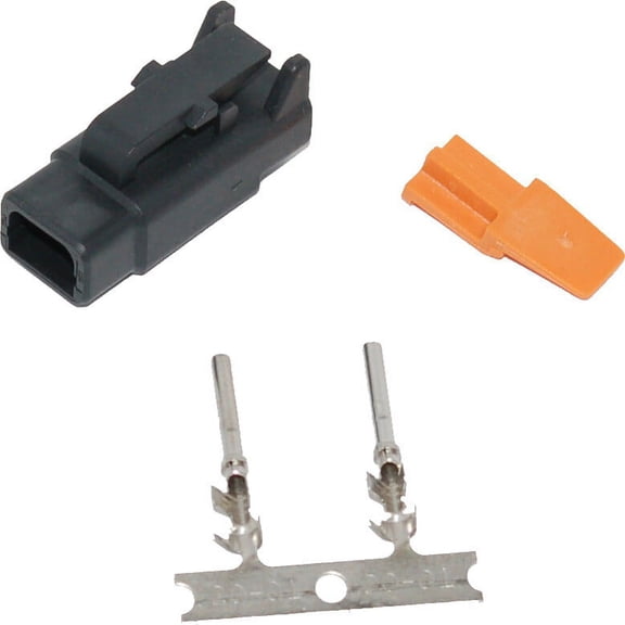 NAMZ DTM 2-Position Plug w/2 Terminals - Black