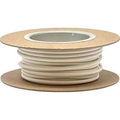 NAMZ GXL Primary Wire Bare-Copper 25ft. Spool 10g - White