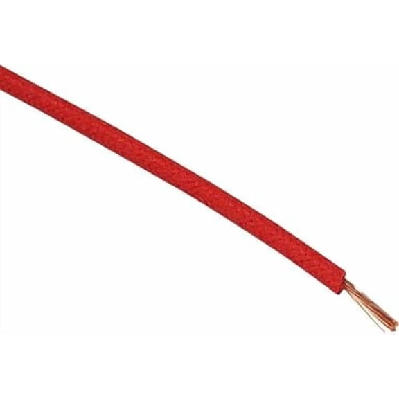 NAMZ OEM Color Cloth-Braided Wire 25ft. Pack 16g - Red