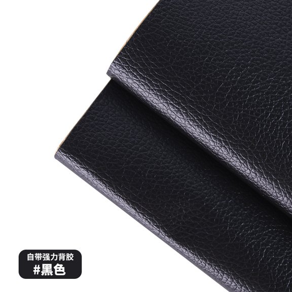 NAMZI 1 Pc 13.854in Self-Adhesive Leather Repair Patch, Strong Anti-Scratch Tape for Sofas, Couches & Car Seats, Black
