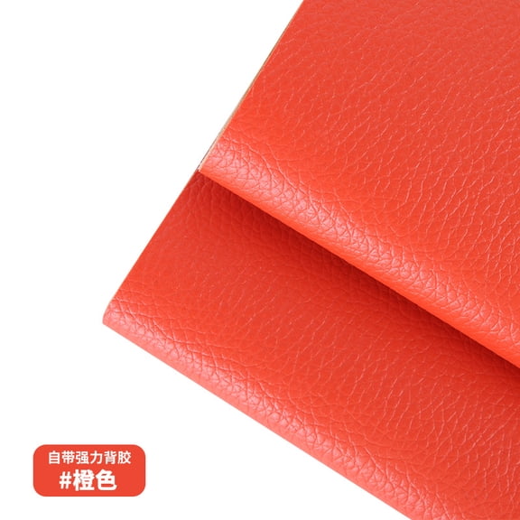 NAMZI 1 Pc 9.823.6in Self-Adhesive Leather Repair Patch, Strong Anti-Scratch Tape for Sofas, Couches & Car Seats, Orange