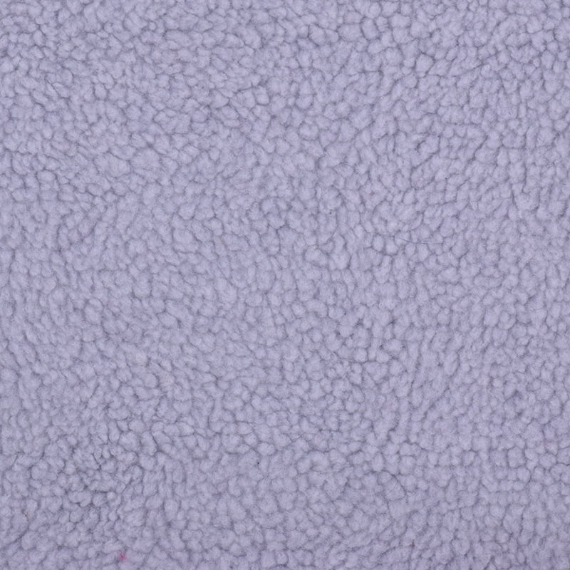 NAMZI 1 Yard x 63in Plush Fleece Fabric, Lambskin-Like Faux Fur Material, Thermal Lined for DIY Sewing & Handmade Crafts, Light Grey