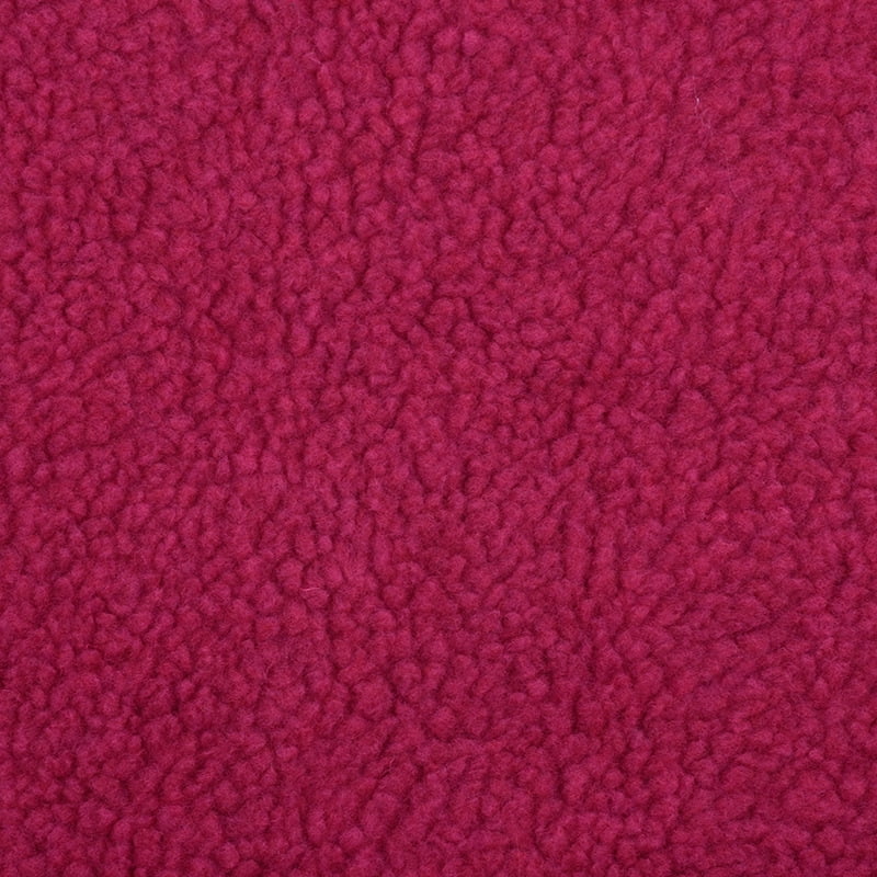 NAMZI 1 Yard x 63in Plush Fleece Fabric, Lambskin-Like Faux Fur Material, Thermal Lined for DIY Sewing & Handmade Crafts,Rose