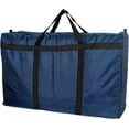 thumbnail image 1 of NAMZI 100L Extra Large Storage Bags, Sturdy Foldable Water Resistant Moving Tote Bag, Under Bed Storage, Travel Cargo Duffel Jumbo Bag for Clothes, Comforters, Blankets, Pillows, Ornaments (Blue), 1 of 4