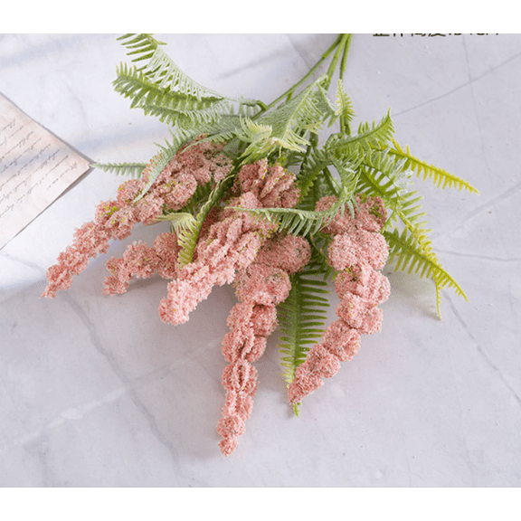 NAMZI 3pcs Spiraea Artificial Flowers, Fake flowers, Flores Artificiales Para, Wedding Decor