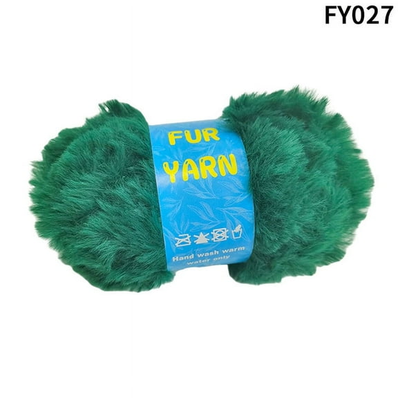 NAMZI 4 Pack (200G) Chunky Chenille Yarn, Soft Fluffy Yarn for Crocheting & Hand Knitting-Dark Green