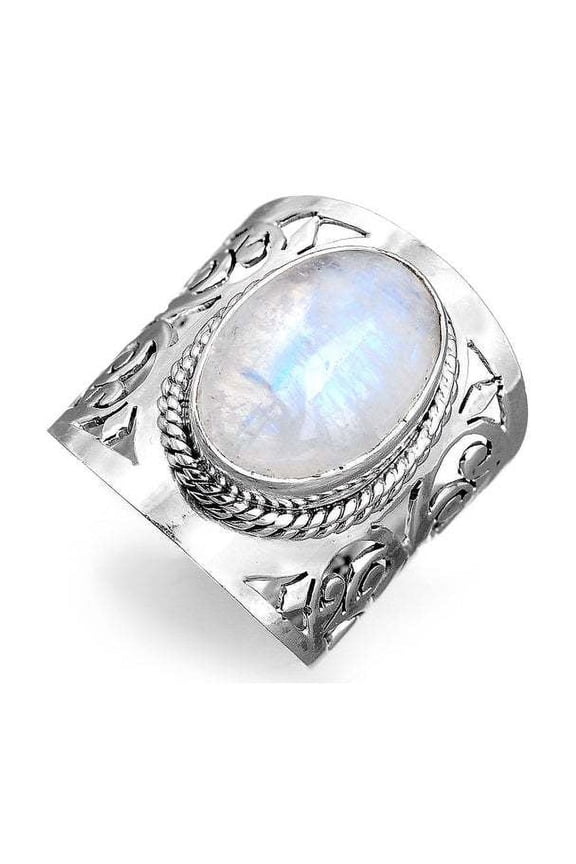 Australian Oval Shape Opal Gemstone Ring Wedding Engagement Proposal Ring(Size 10)