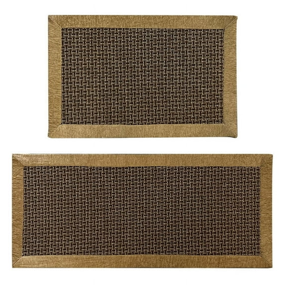 NAMZI Bathroom Rug Mat , Non-Slip Plush Shaggy Bath Carpet, Machine Wash Dry, Bath Mats for Bathroom Floor, Tub and Shower, Bathroom Runner Bathmat Accessories Decor 19*31inch (Brown)